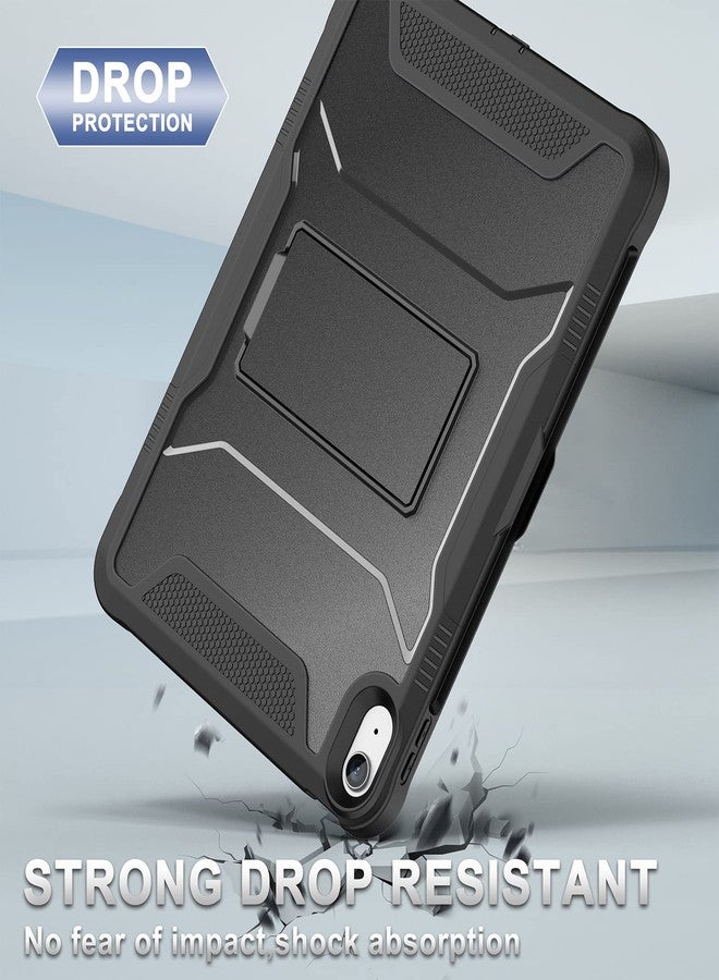 Soke Case for iPad (A16) 11th Generation 11-inch 2025, iPad 10th Generation 10.9-inch 2022, with Built-in Screen Protector and Kickstand, Rugged Full Body Protective Cover - Black - Image 5